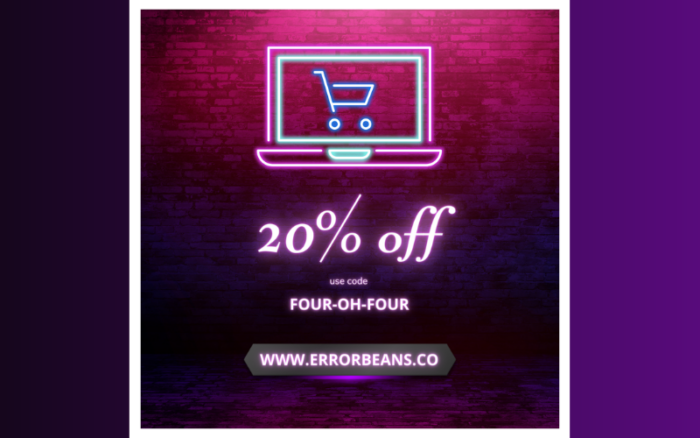 ErrorBeans – Discount announcement